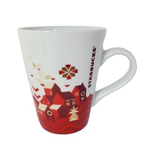 Starbucks 2013 Christmas Holiday Coffee Cup 11oz
